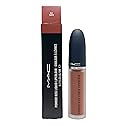 MAC Cosmetics Powder Kiss Liquid Lipcolour - 952 Taken (Warm toned light brown) .17 oz / 5 ml Beauty & Personal Care MAC