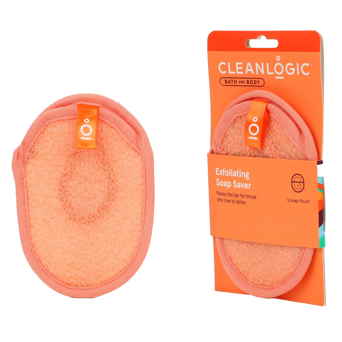 Clean Logic Bath & Body Exfoliating Soap Saver Beauty & Personal Care Cleanlogic