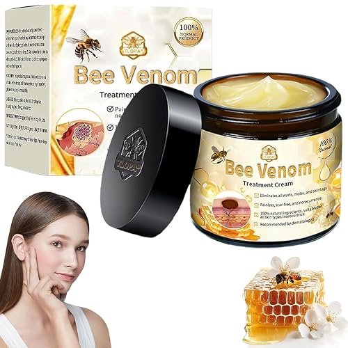 Bee Venom Skin Treatment Cream, 2024 New Bee Venom Repair Cream, Professional Bee Venom Cream-30g, Repair Maximum Strength for All Skin Types (1 Beauty & Personal Care AEEHFENG