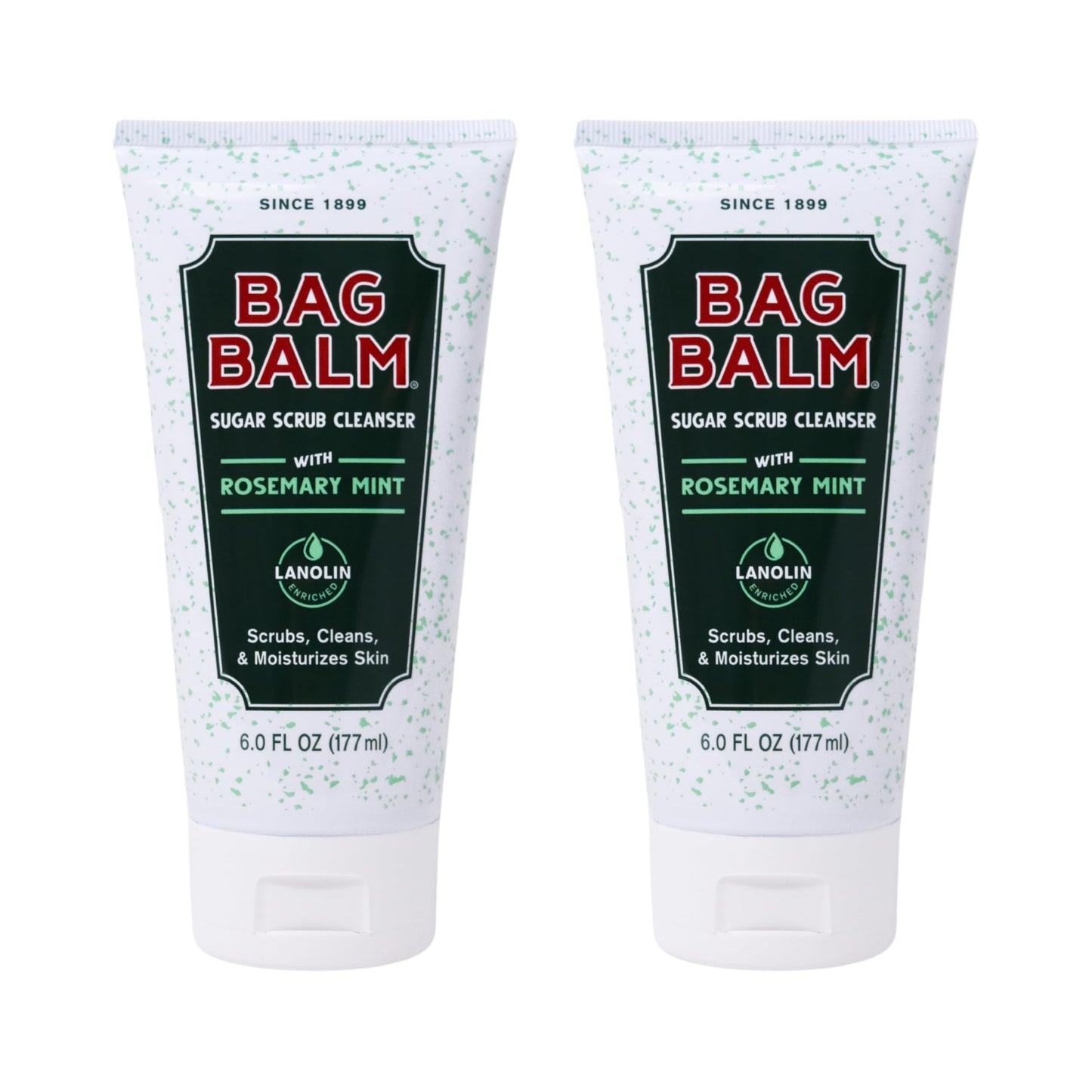 Bag Balm Vermont's Original Moisturizing Body Wash (6 Fl Oz (Pack of 2), Sugar Scrub) Beauty & Personal Care Bag Balm