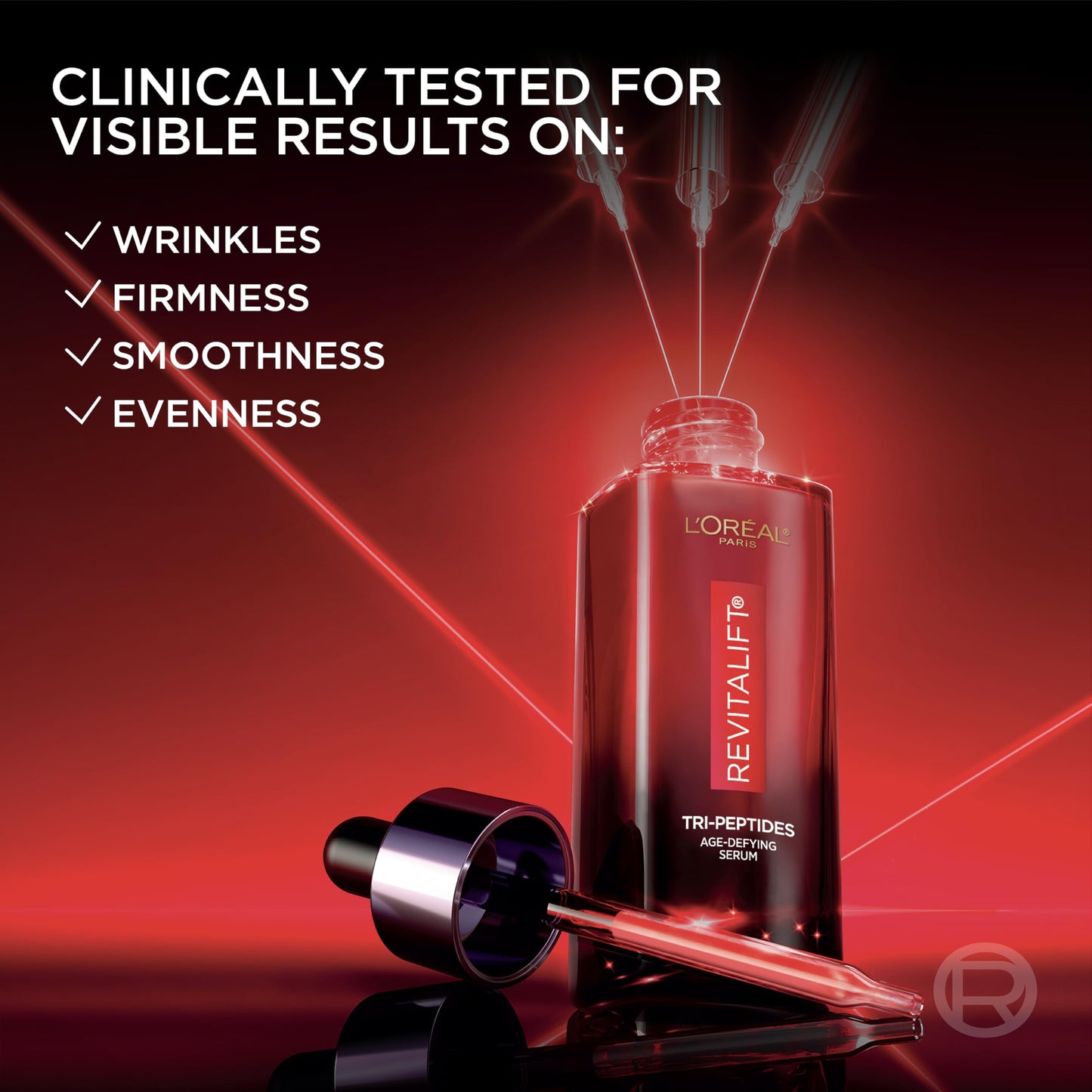 L'Oreal Paris Revitalift Triple Power Face Serum with Tri-Peptides, Hyaluronic Acid and Vitamin C, Anti Aging, Anti Wrinkle Serum to Firm Beauty and Personal Care L'Oreal Paris