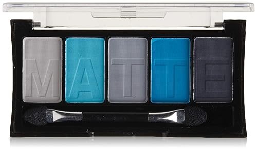 L.A. COLORS 5 Color Matte Eyeshadow Palette, Blue Denim CEM474 Beauty & Personal Care L.A. COLORS