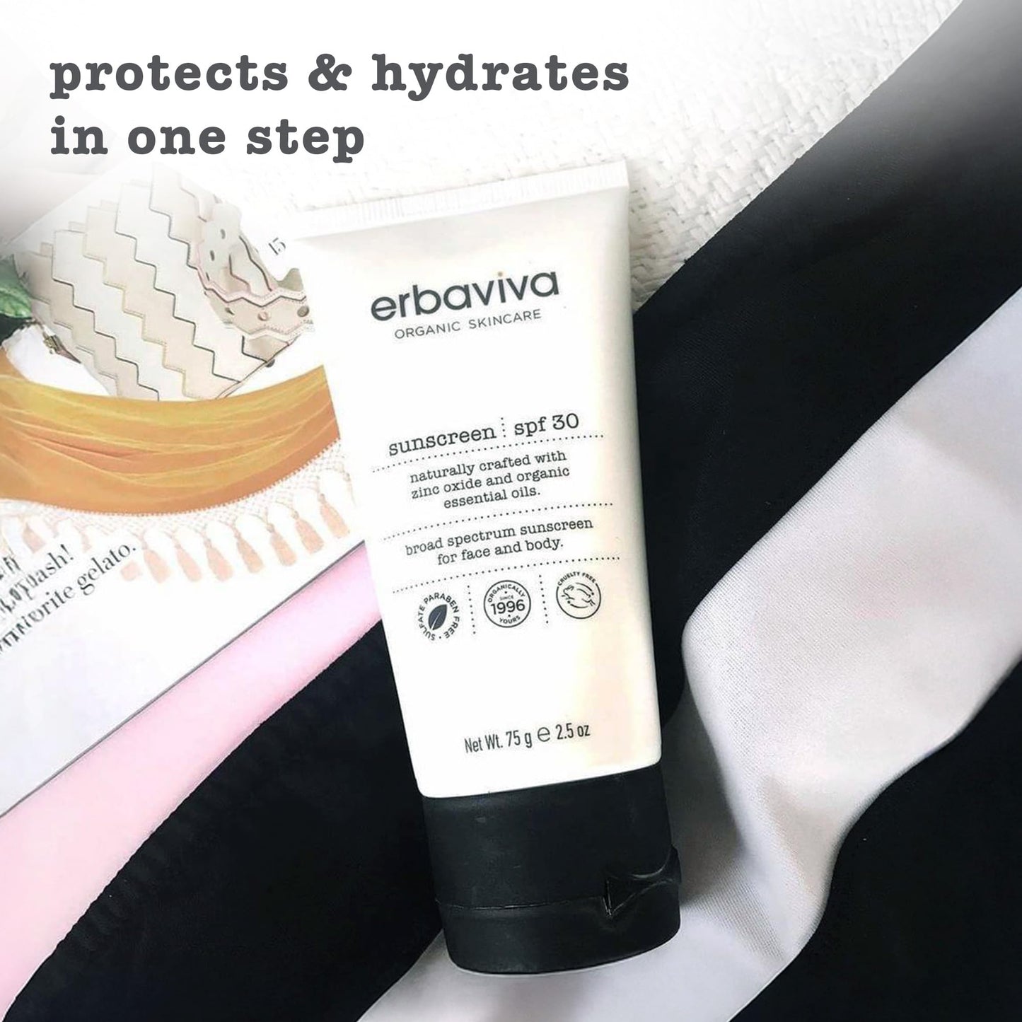 erbaviva Sunscreen SPF 30, 2.5 oz Beauty & Personal Care erbaviva