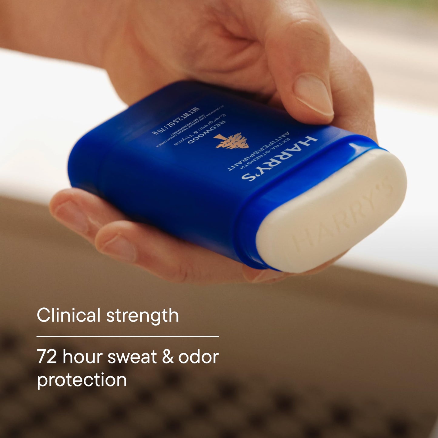 Harry's Extra-Strength Antiperspirant Deodorant, Sweat & Odor Control Antiperspirant for Men, Redwood, 2.5 oz Pack of 3 Beauty and Personal Care Harry's
