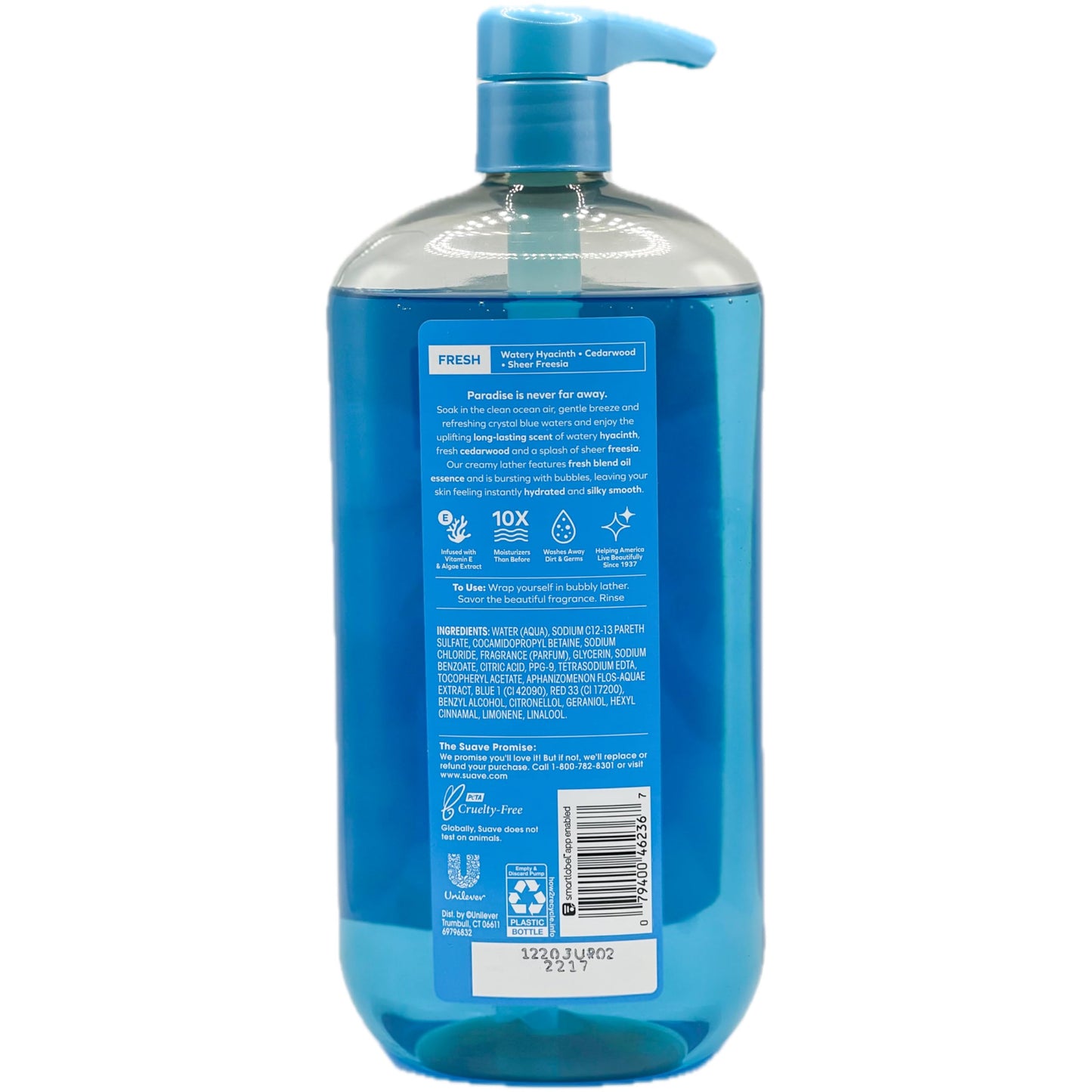Suave ESSENTIALS OCEAN BREEZE BODY WASH WITH SWEET BLEND OIL ESSENCE 30 FL OZ Beauty & Personal Care Suave