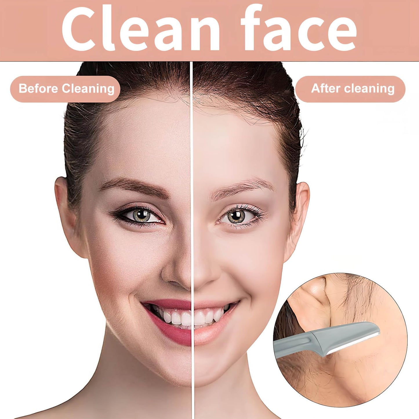 Dermaplaning Razors Tool for Women Face,3 PCS Eyebrow Razor Beauty and Personal Care Qivorimith