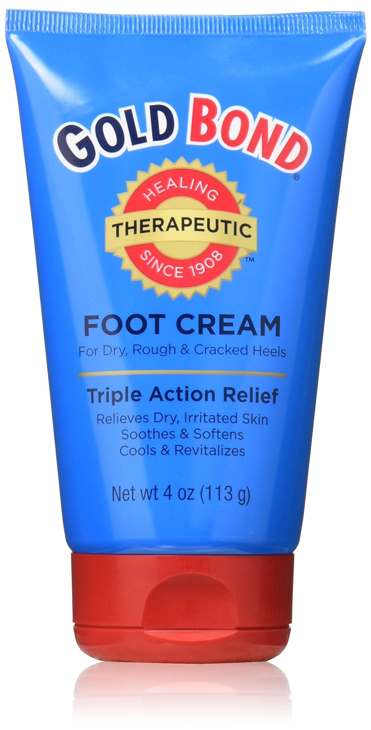 Gold Bond Foot Cream Triple Action 4 Ounce (2 Pack) Beauty & Personal Care Gold Bond