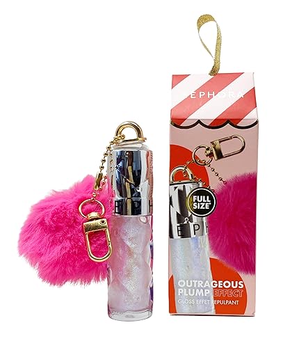 SEPHORA Collection Outrageous Ornament Lip Plump Effect Gloss Effet Repulpant - Cosmic Kiss (.2 FL Oz) Beauty & Personal Care SEPHORA