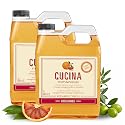 Cucina Fruits & Passion Sanguinelli Orange & Fennel Kitchen Hand Soap Refill, 1L Each - 2 Pack | Biodegradable, Cold-Pressed Olive Oil, Vegan, Made in Beauty & Personal Care Cucina
