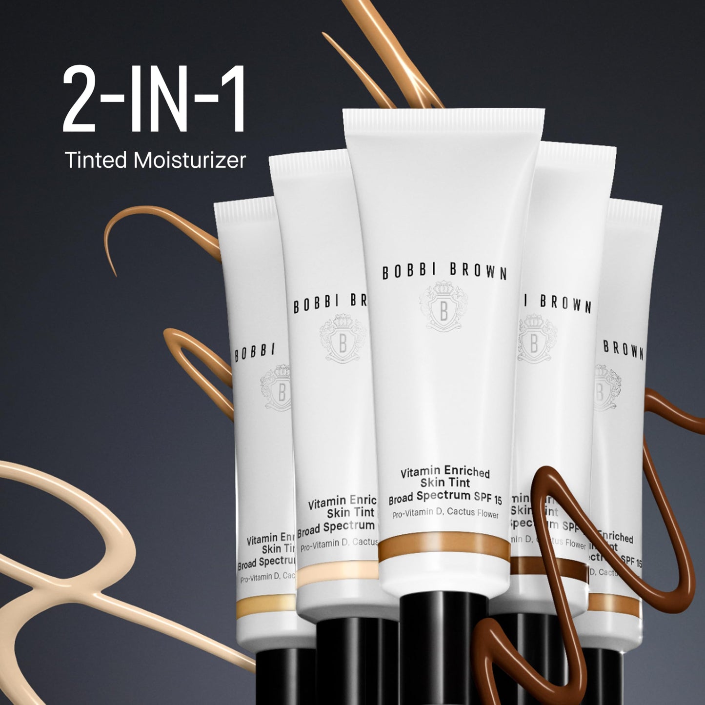 Bobbi Brown Vitamin Enriched Skin Tint SPF 15 | Broad Spectrum SPF Skin Tint | Hydrating Tinted Moisturizer | Vitamins B, C, & E, 1.7 Fl Oz, Light 3 Beauty & Personal Care Bobbi Brown