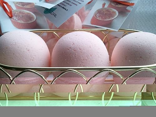 Spa Pure GEORGIAPEACH Bath Bombs: 3 XL Bath Bombs, Natural, Handmade in The USA with Shea, Mango & Cocoa Butter, Ultra Moisturizing, Large 5+ Oz Each… Beauty & Personal Care Spa Pure