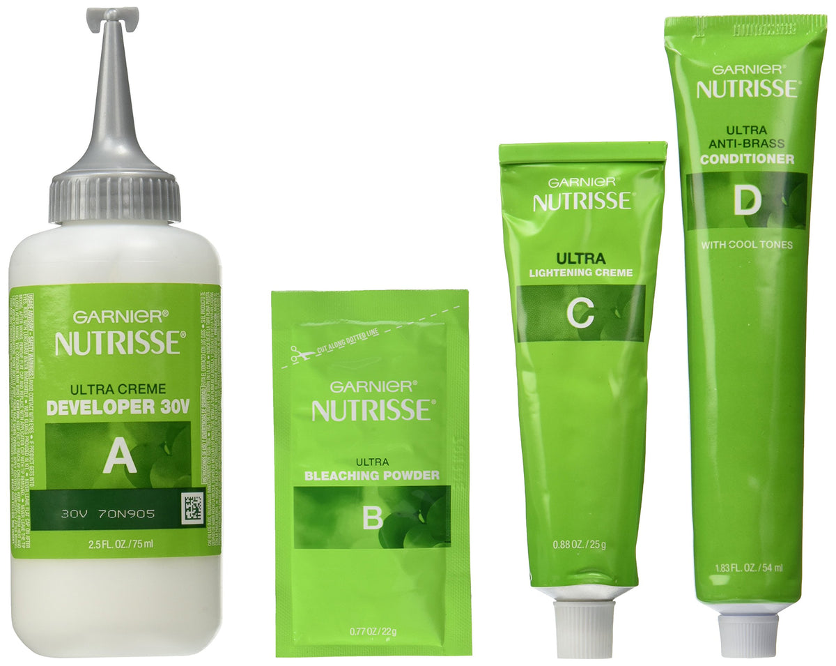 Garnier Nutrisse Ultra Color Nourishing Hair Color Creme, PL1 Ultra Pure Platinum (Packaging May Vary)
