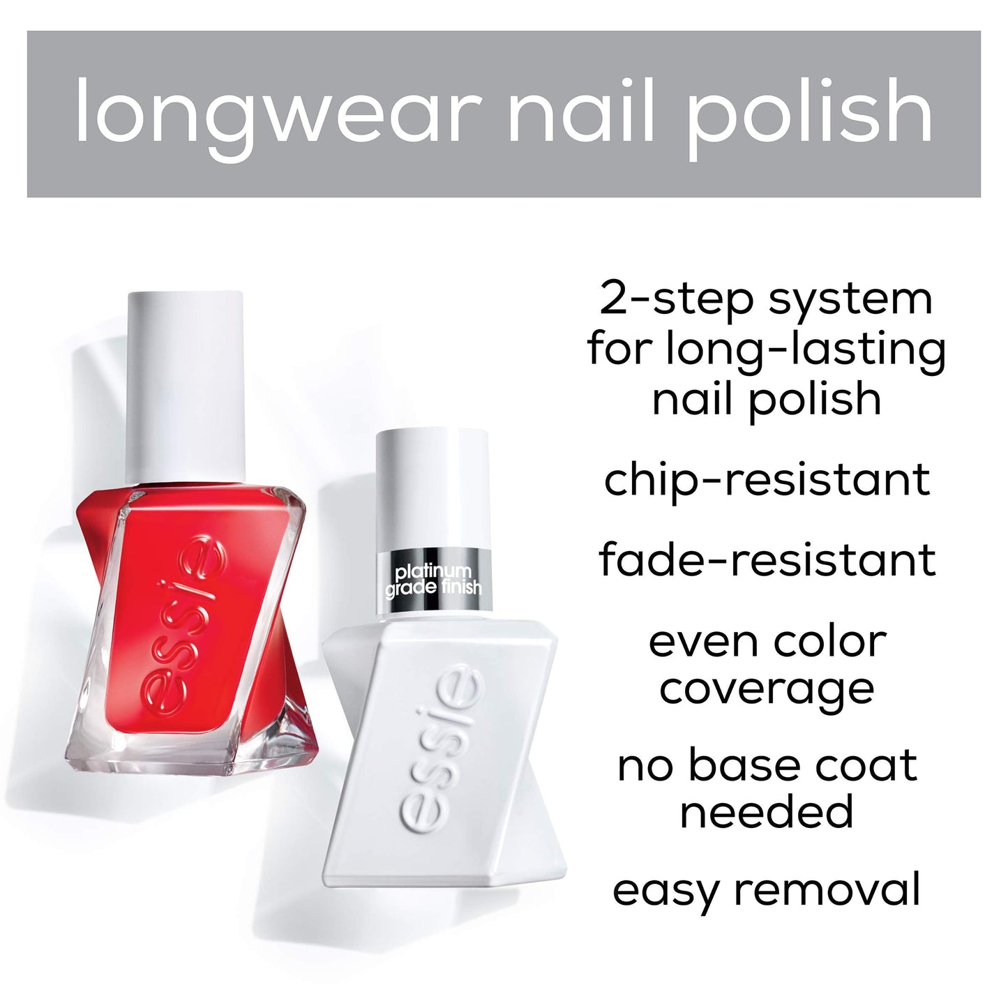 essie Gel Couture 2-Step Longwear Nail Polish, Lace Is More, 0.46 fl. oz. Beauty & Personal Care essie