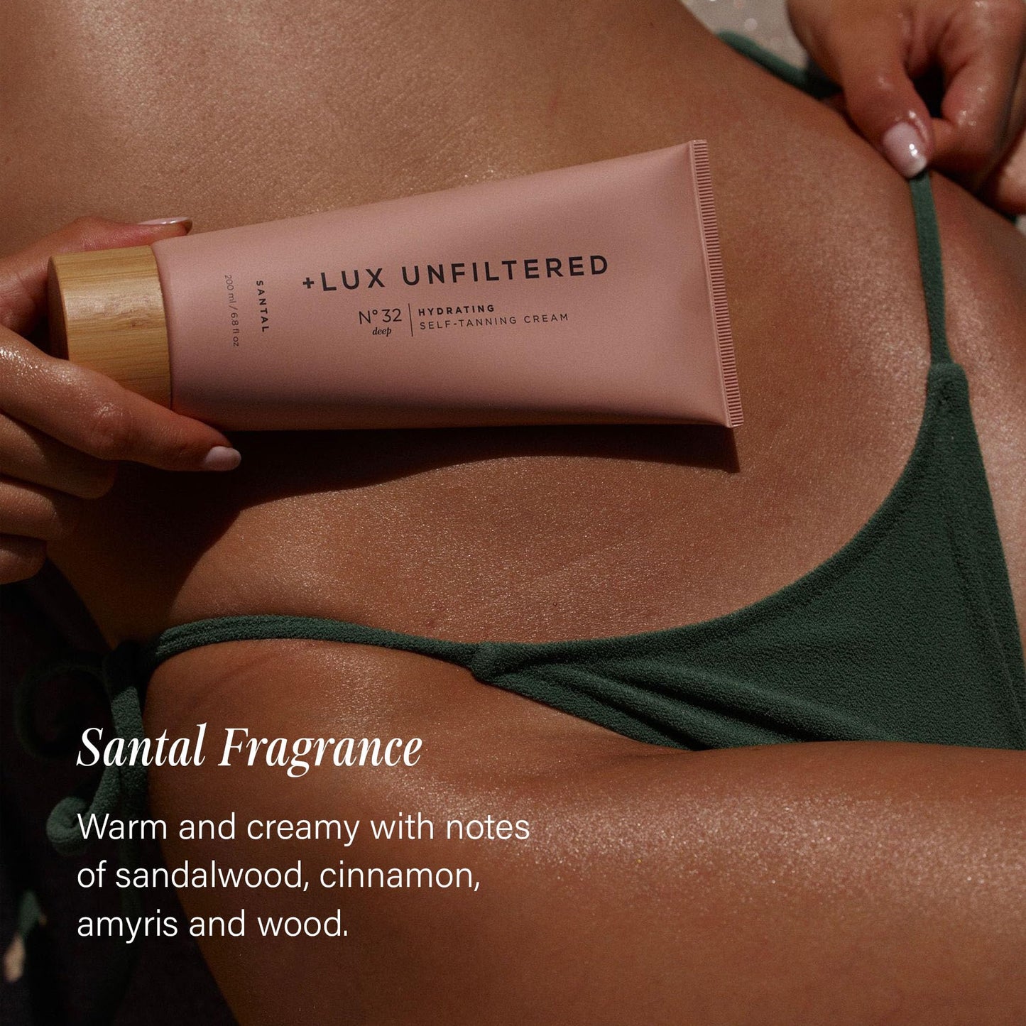 + Lux Unfiltered N°32 Deep Gradual Self Tanner, Hydrating Self Tanning Lotion with Shea Butter & Squalane - Non-Sticky, No Transfer, Natural-Looking Beauty & Personal Care + Lux Unfiltered