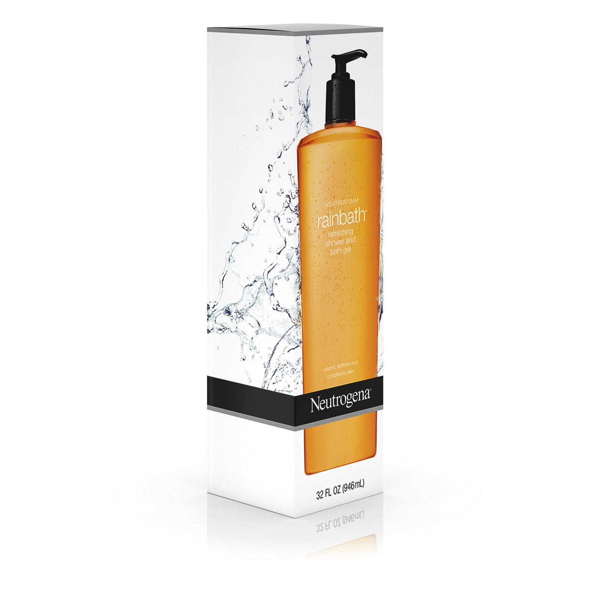 Neutrogena Rainbath Cleansing Shower & Bath Gel, Daily Moisturizing Body Wash Cleanser & Shaving Gel for Men & Women, Clean-Rinsing Creamy Lather Beauty & Personal Care Neutrogena