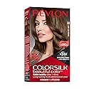 Revlon Colorsilk Beautiful Color Permanent Hair Color, Long-Lasting High-Definition Color, Shine & Silky Softness with 100% Gray Coverage, Ammonia Beauty & Personal Care REVLON