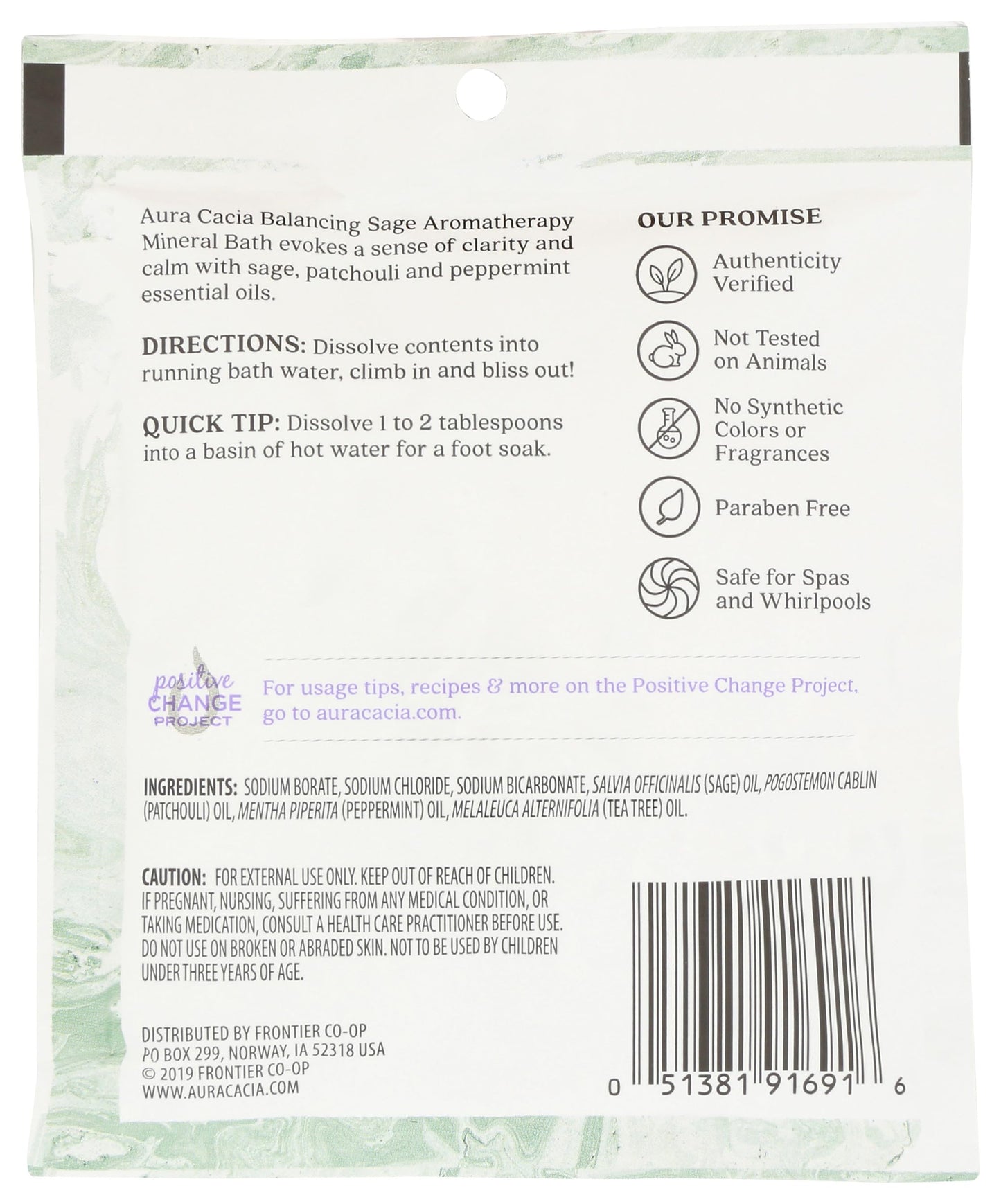 AURA CACIA Balancing Sage Bath, 2.5 OZ Beauty & Personal Care Aura Cacia