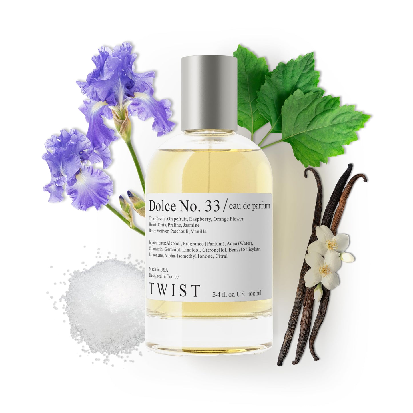 Twist Dolce No. 33 - Eau De Parfum Inspired by La V. E. Belle, Long-Lasting Perfume For Women, Gourmand & Floral, Vegan, Clean Ingredients, Fragrance Beauty & Personal Care HOUSE OF TWIST