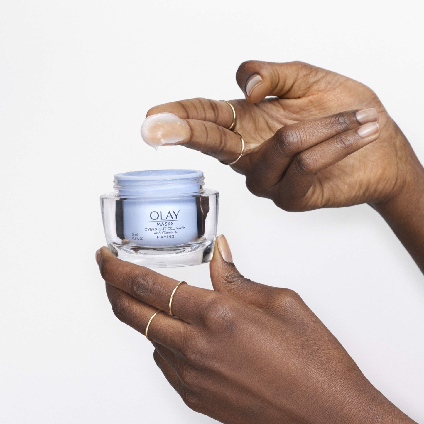 Face Mask Gel by Olay Masks, Overnight Facial Moisturizer with Vitamin A and Hyaluronic Acid for Firming Skin, 1.7 Fl Ounce Beauty & Personal Care Olay