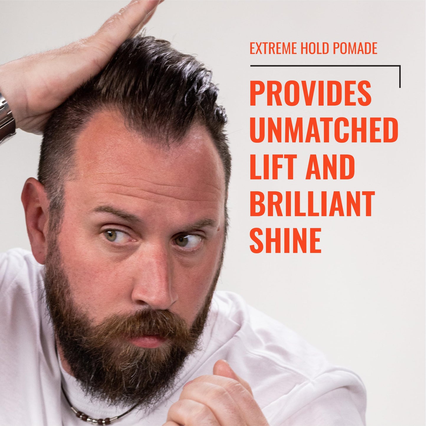 Fix Your Lid Extreme Hold Hair Pomade For Men - High Shine Water Based Hair Gel 3.75 oz - Easy To Wash Out Beauty & Personal Care Fix Your Lid