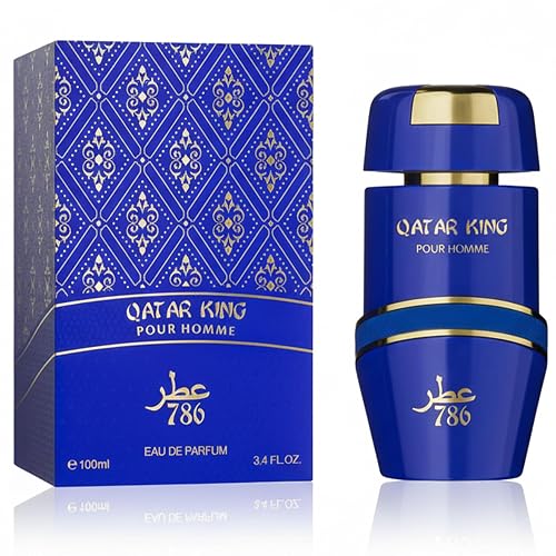 Jo Milano Qatar King Eau De Parfum Spray | 3.4 oz (100ml) | Oud, Vanilla, Fresh Spicy, Amber, Floral Scent | Long Lasting Fragrance for Men Beauty & Personal Care Jo Milano