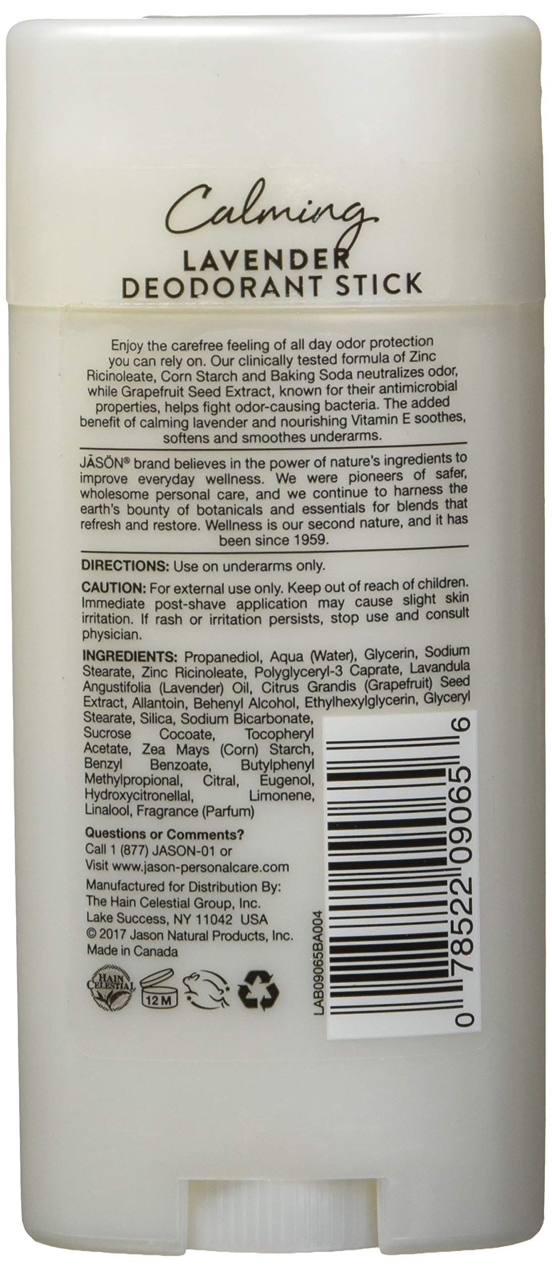 Jason Deod Stick Lavender Beauty and Personal Care JASON