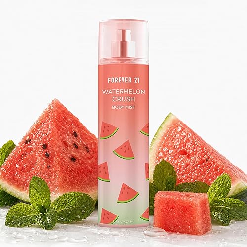 Forever 21 Watermelon Crush Body Spray Mist | Lightweight & Refreshing Everyday Scent | Sweet Body Spray with Fresh Sliced Watermelon Top Notes Beauty & Personal Care Forever 21