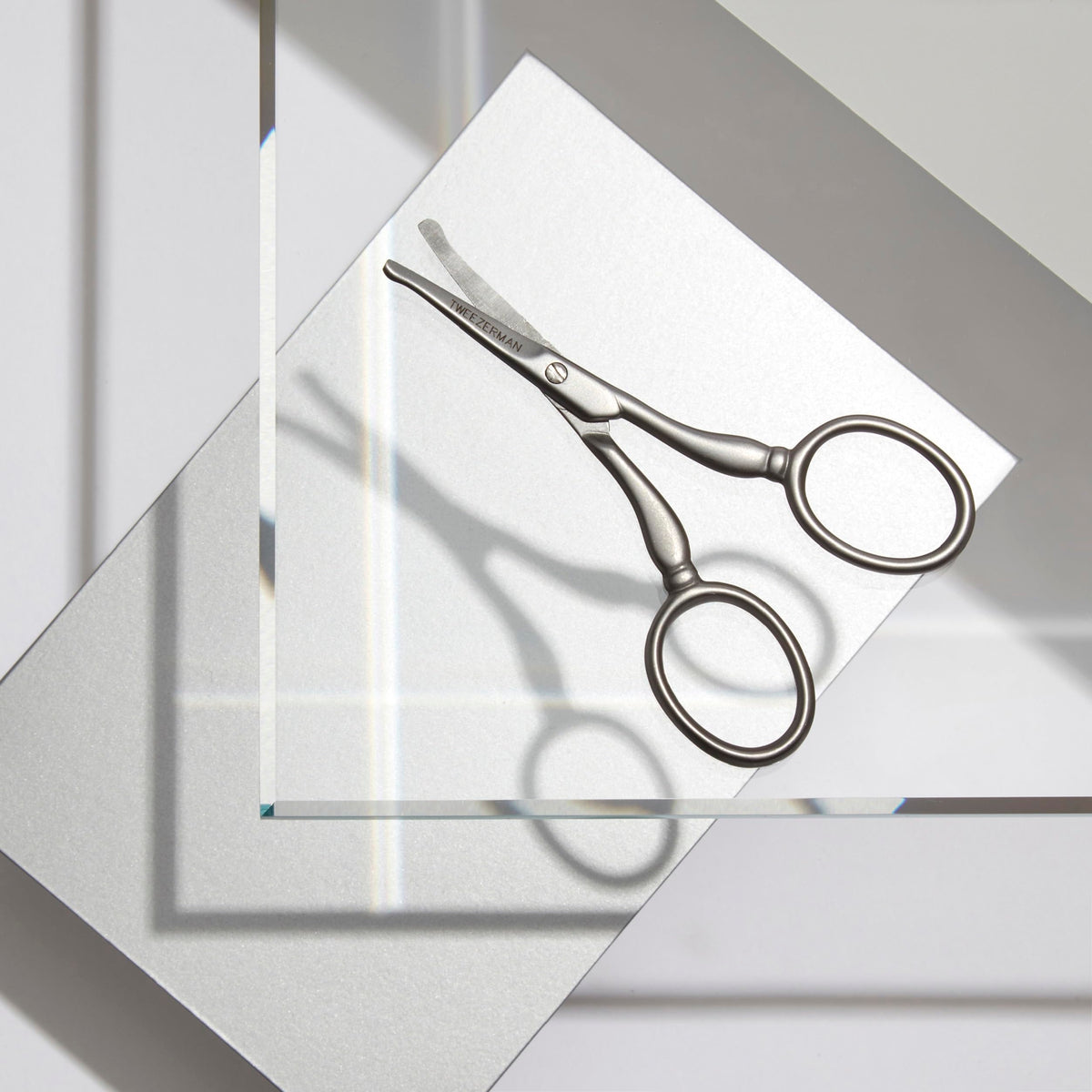 Tweezerman Facial Hair Scissors For Men Stainless Steel