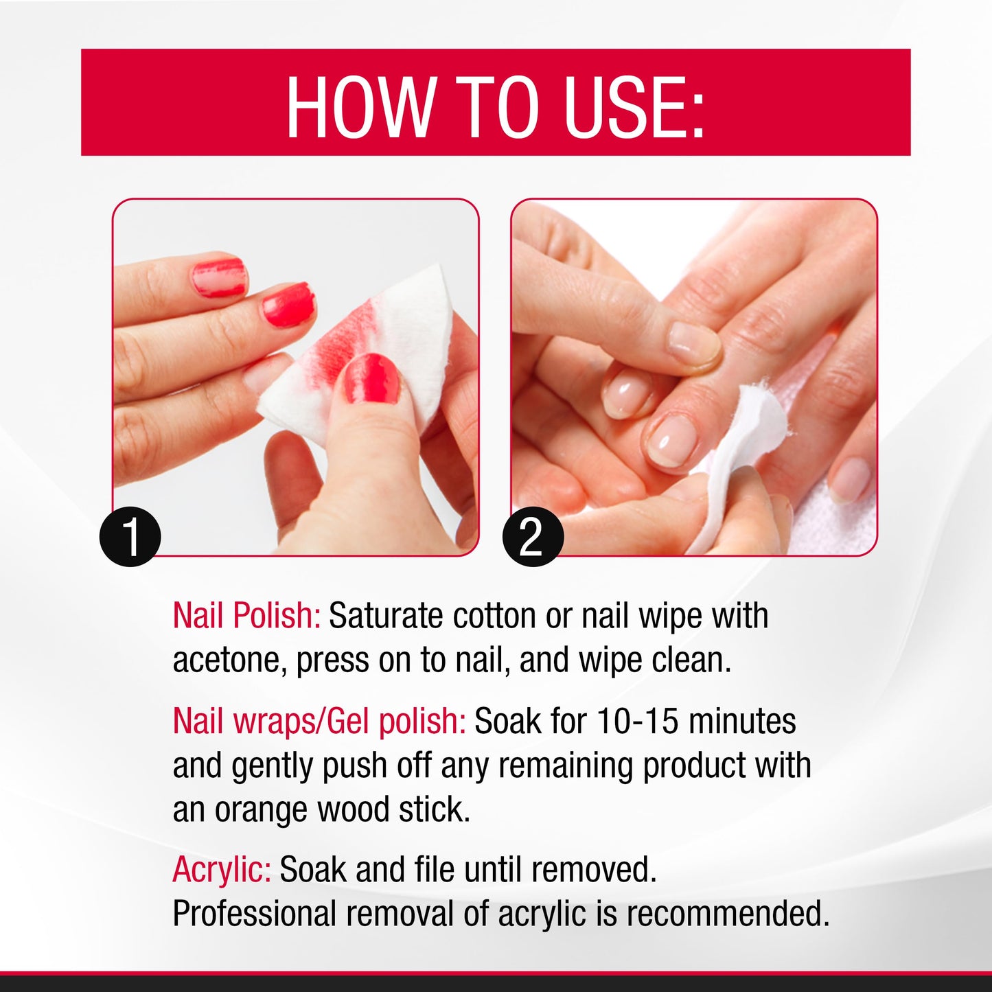 SuperNail Pure Acetone Nail Polish Remover - Fast-Acting Gel Polish Remover for Nails, Acrylic & Dip Powder Nails, 4 fl oz Beauty & Personal Care SuperNail