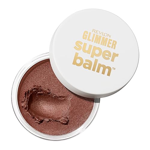 Revlon Glimmer Super Balm, Multi-Use Glow Face Makeup, Cream Bronzer, Highlighter, & Blush, 004 Rosy Bronze, 0.06 oz Beauty & Personal Care REVLON
