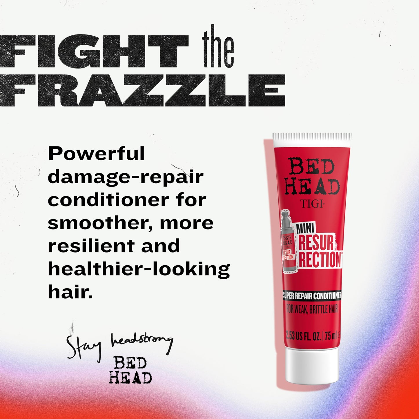 Bed Head by TIGI Resurrection Repair Conditioner for Damaged Hair Travel Size 3.38 fl oz Beauty & Personal Care TIGI