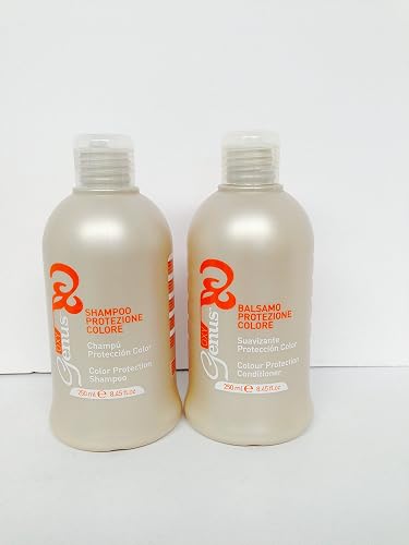 Genus Color Protection Shampoo 8.45 Oz and Color Protection Conditioner 8.45 Oz *Free Starry Sexy Kiss Lip Plumping 10 Ml* Beauty & Personal Care Genus