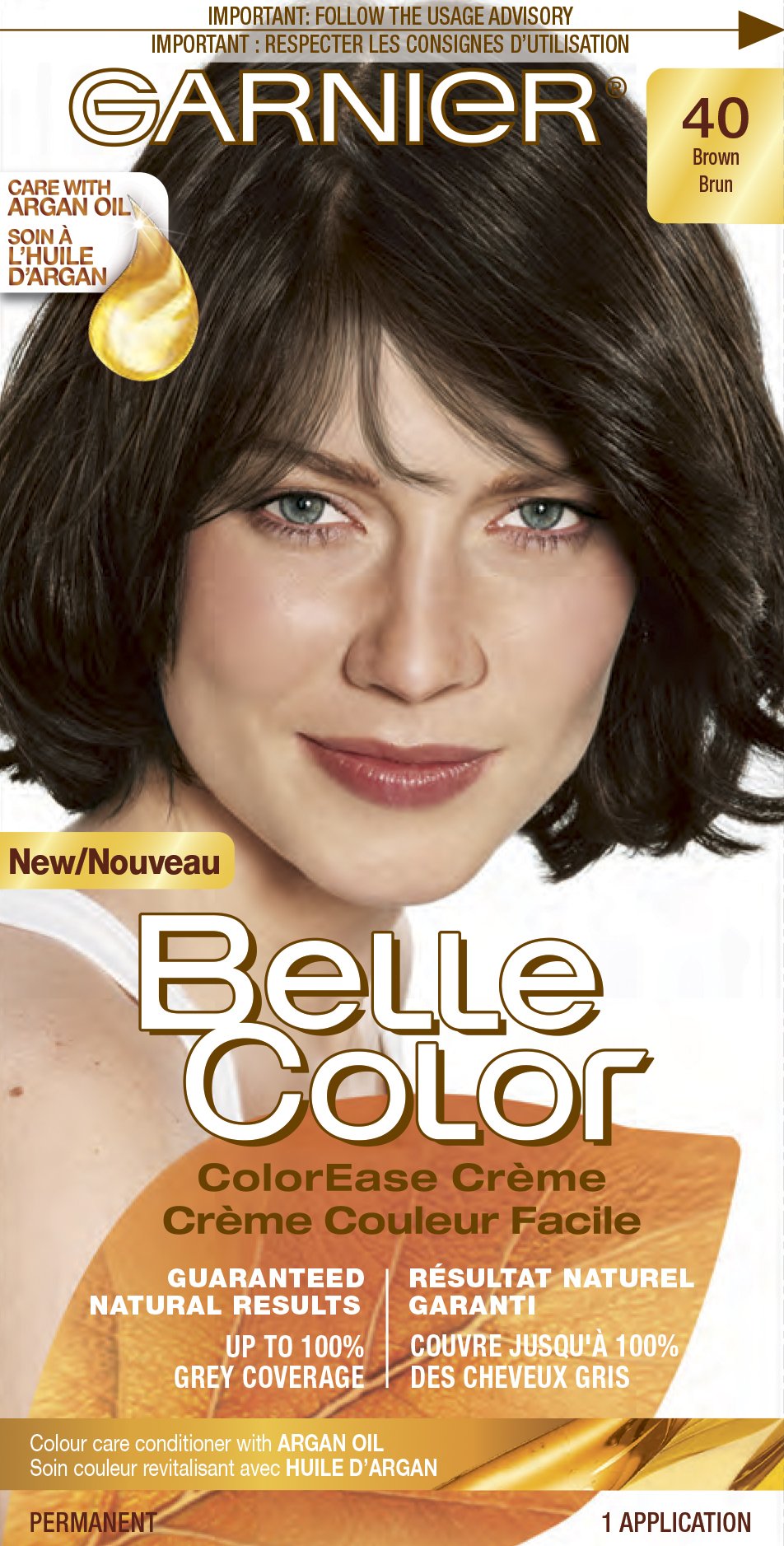 Garnier Belle Color ColorEase Creme, Brown 40