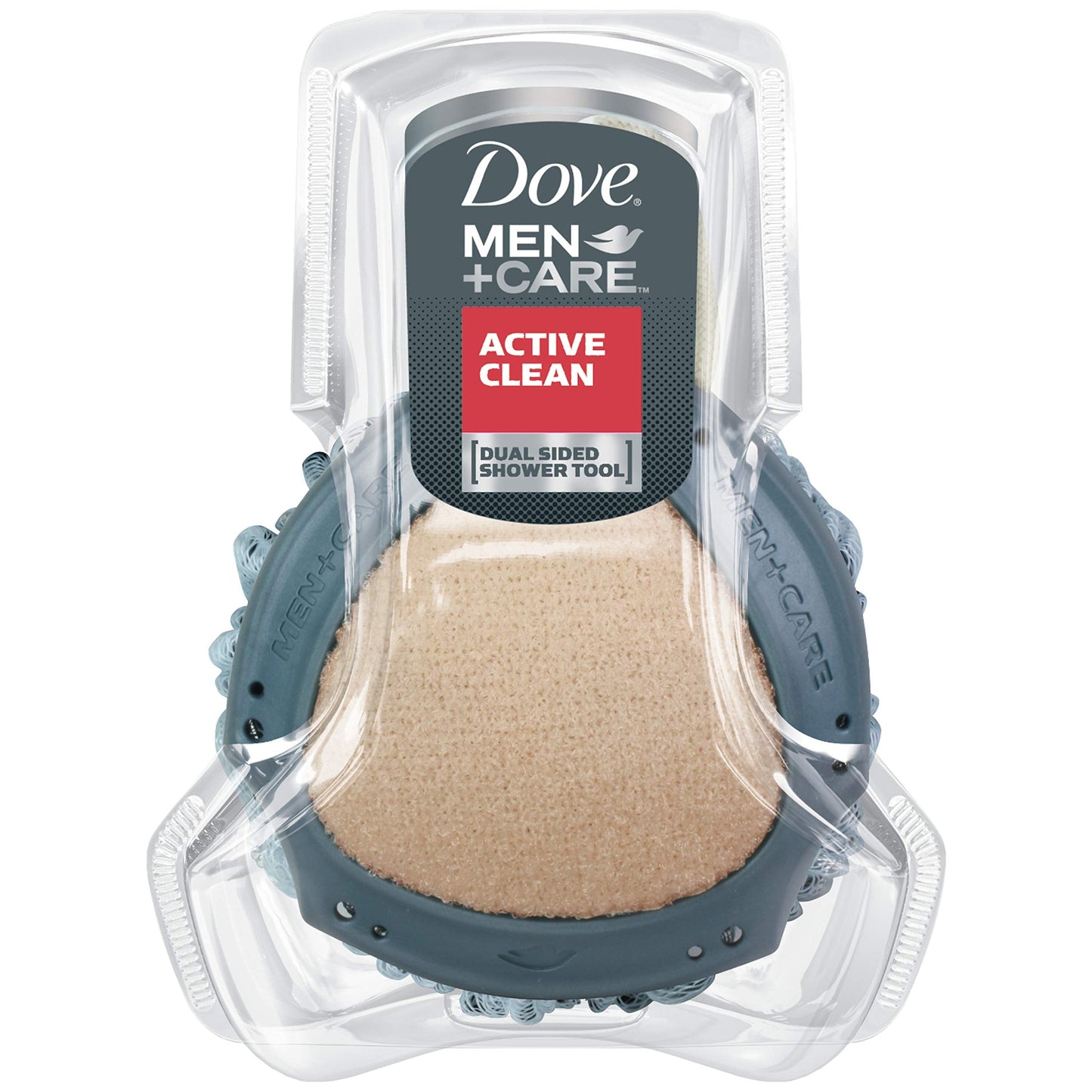 Dove Men+Care Active Clean, Dual Sided Shower Loofah, Hydrate Skin, 1ct Beauty & Personal Care DOVE MEN + CARE