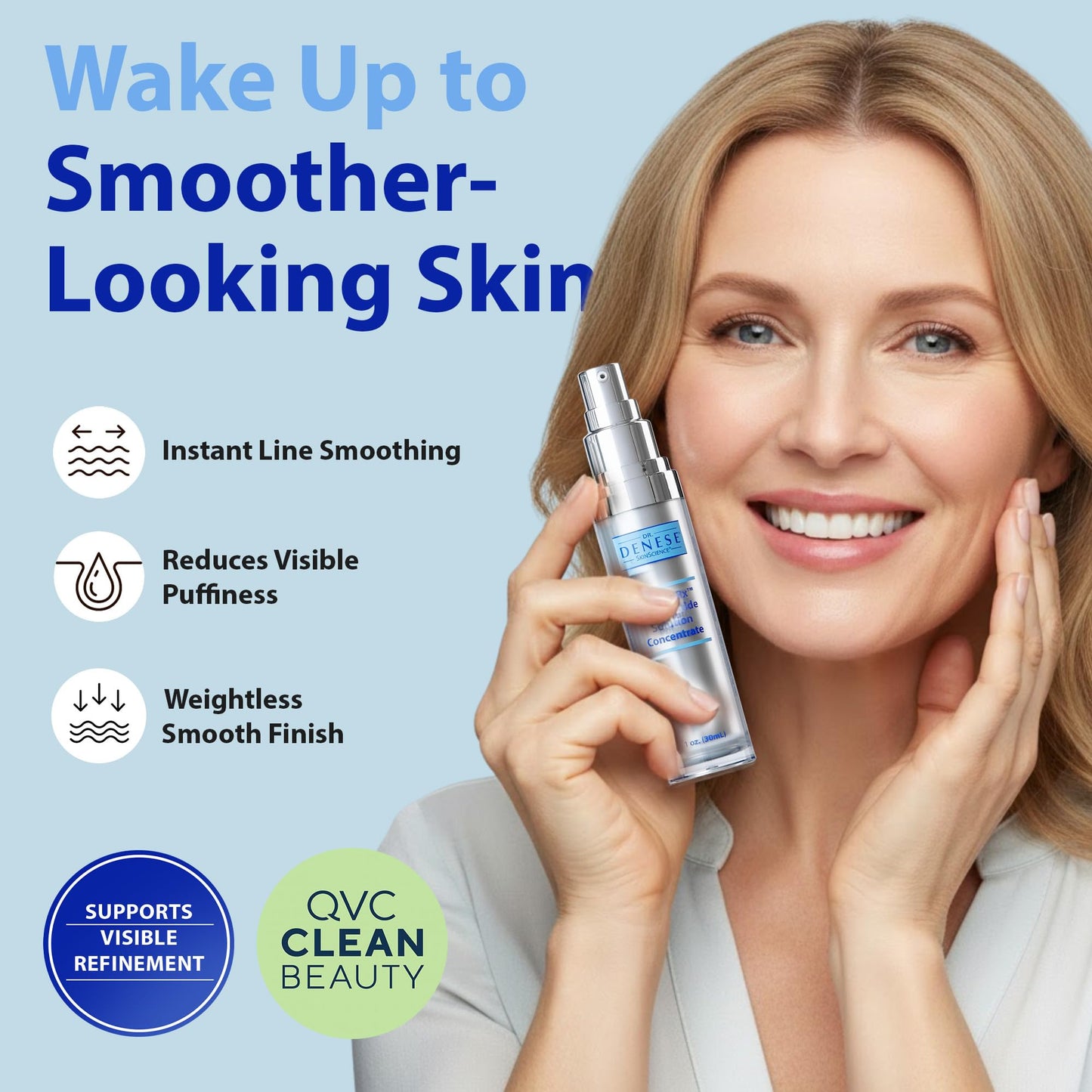 Dr. Denese Wrinkle RX 76% Peptide Solution Concentrate 1 oz - Supports Smoother, Firmer-Looking Skin With Lightweight Hydration - Doctor-Developed Beauty & Personal Care Dr. Denese