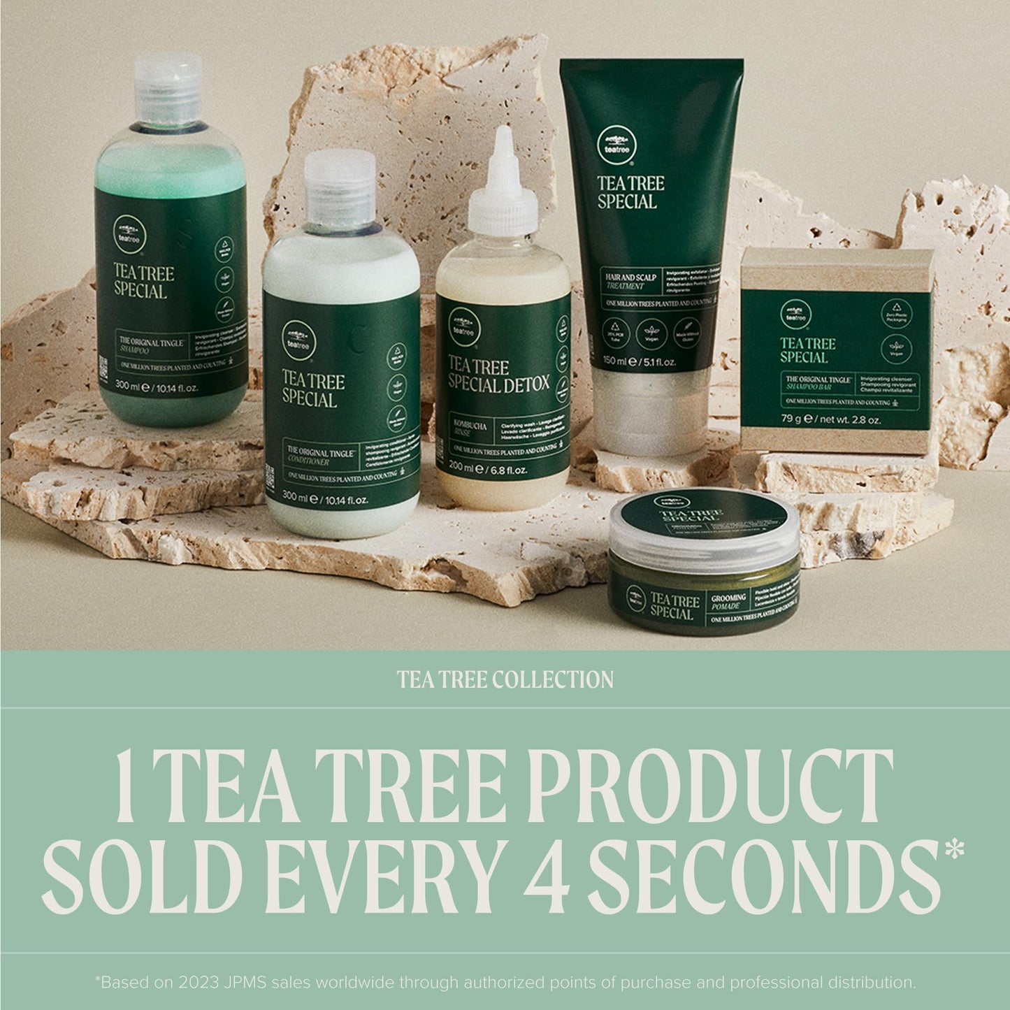 Tea Tree Hair and Body Moisturizer Leave-In Conditioner, Body Lotion, After-Shave Cream, For All Hair + Skin Types, 10.14 fl. oz. Beauty & Personal Care Tea Tree