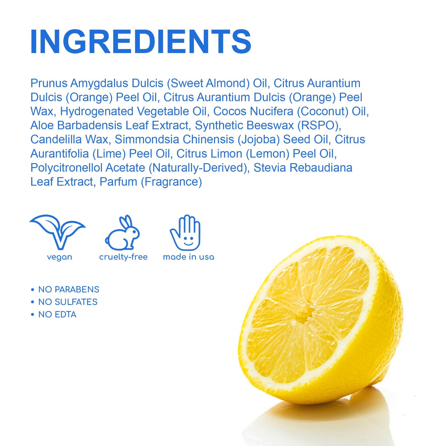 Kalastyle Swedish Dream 0.8 Oz Hand-Poured Organic Soft Lemon Lip Balm Beauty & Personal Care Swedish Dream