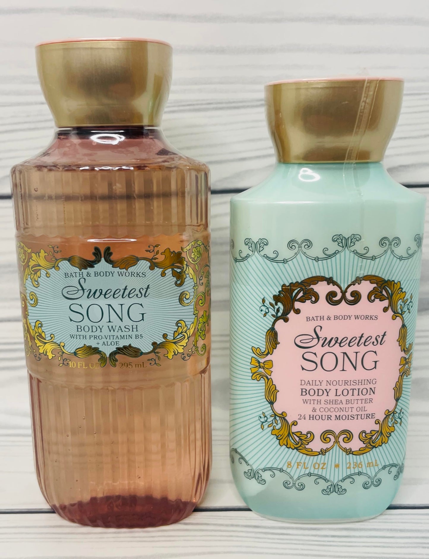 Bath & Body Works Body Sweetest Song Lotion and Body Gel Wash 2 Piece Set Beauty & Personal Care Bath & Body Works