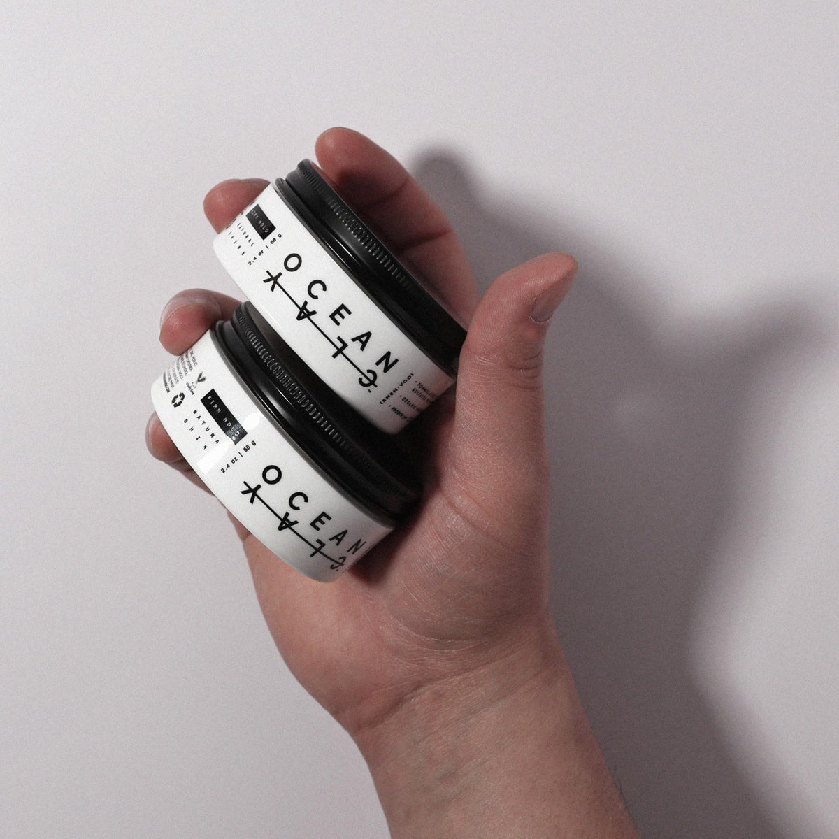 (SHEH•VOO) OC DUO Kit - (2) Ocean Clay's - Premium Men's Hair Styling Clay (2.4 oz Each) Beauty & Personal Care (SHEHVOO)