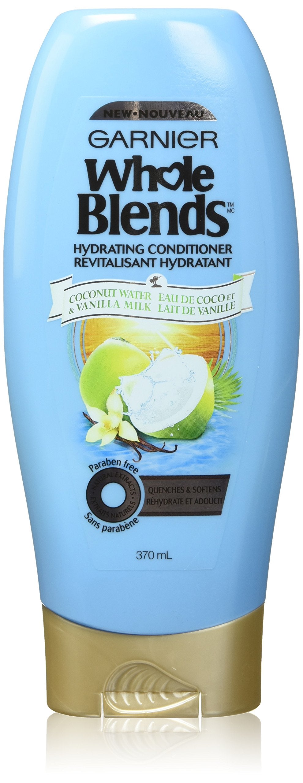 Garnier Whole Blends Conditioner with Coconut Water & Vanilla Milk Extracts, 12.5 fl. oz. Beauty & Personal Care Garnier