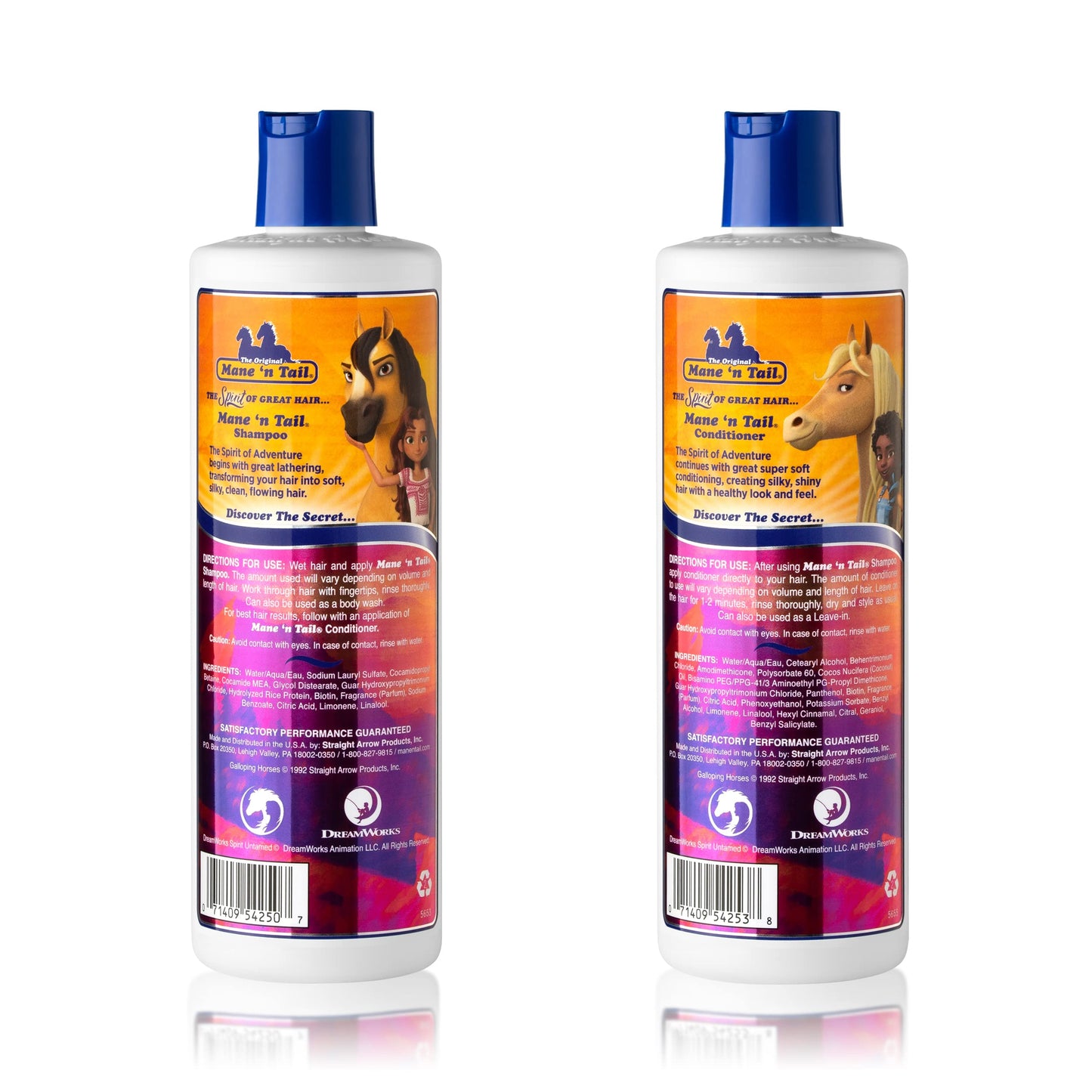 Mane 'n Tail Spirit Untamed Shampoo & Conditioner Set - Caramel Apple Scented, Gentle Coconut Oil Formula for Soft, Silky Hair (11.02 oz) Beauty & Personal Care Mane 'n Tail