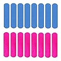 Transun Moo Mini Nail Files Bulk, 100 Pack 2 Inches Disposable Double Sided Emery Boards Manicure Pedicure Tools(1002) Beauty & Personal Care Transun Moo