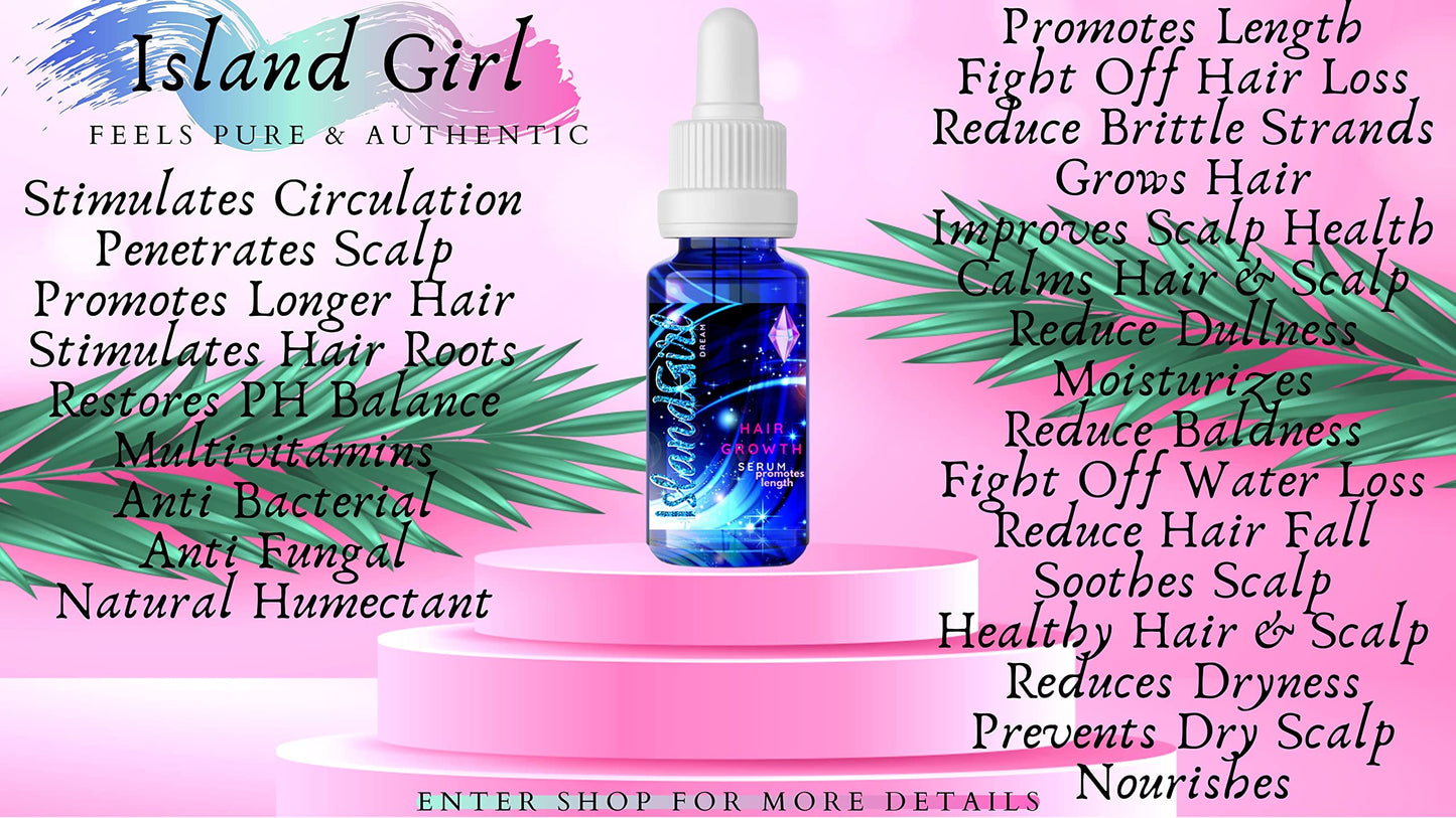 IslandGirl Dream Promote my Length Hair Growth Serum Beauty & Personal Care IslandGirl Dream