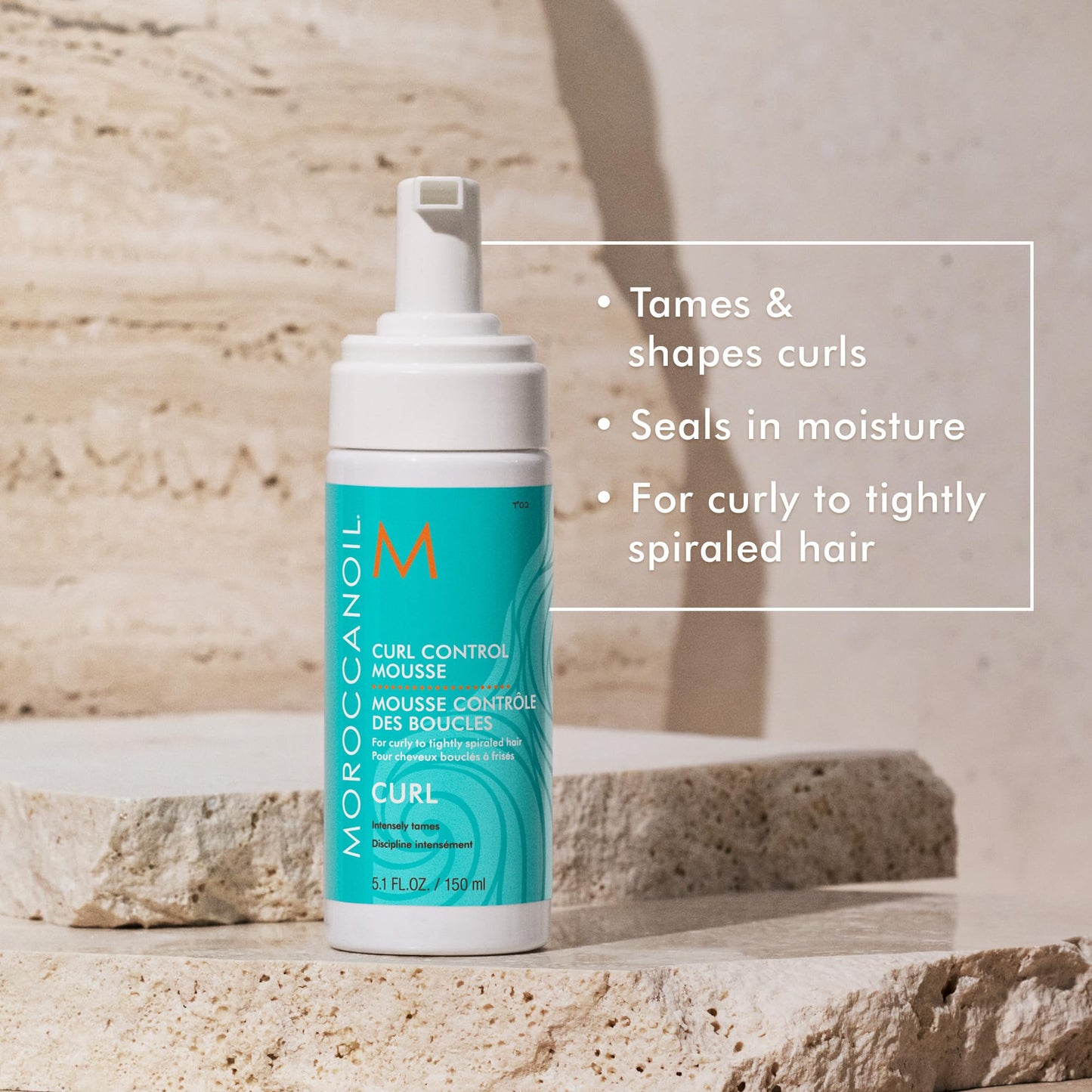 Moroccanoil Curl Control Mousse, 5.1 Fl. Oz. Beauty and Personal Care Moroccanoil
