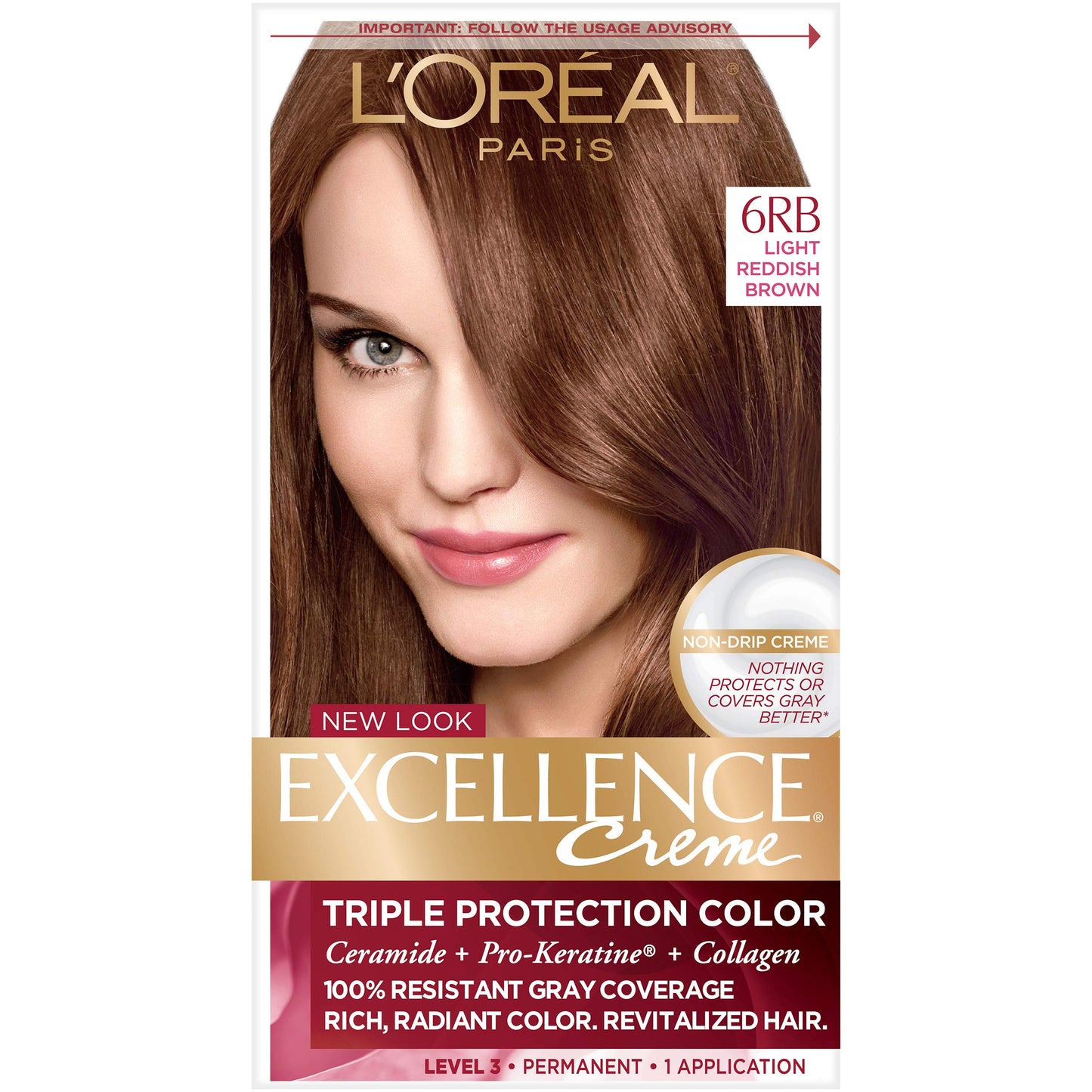 L'Oreal Paris Excellence Creme, 6RB Light Reddish Brown Beauty & Personal Care L'Oreal Paris