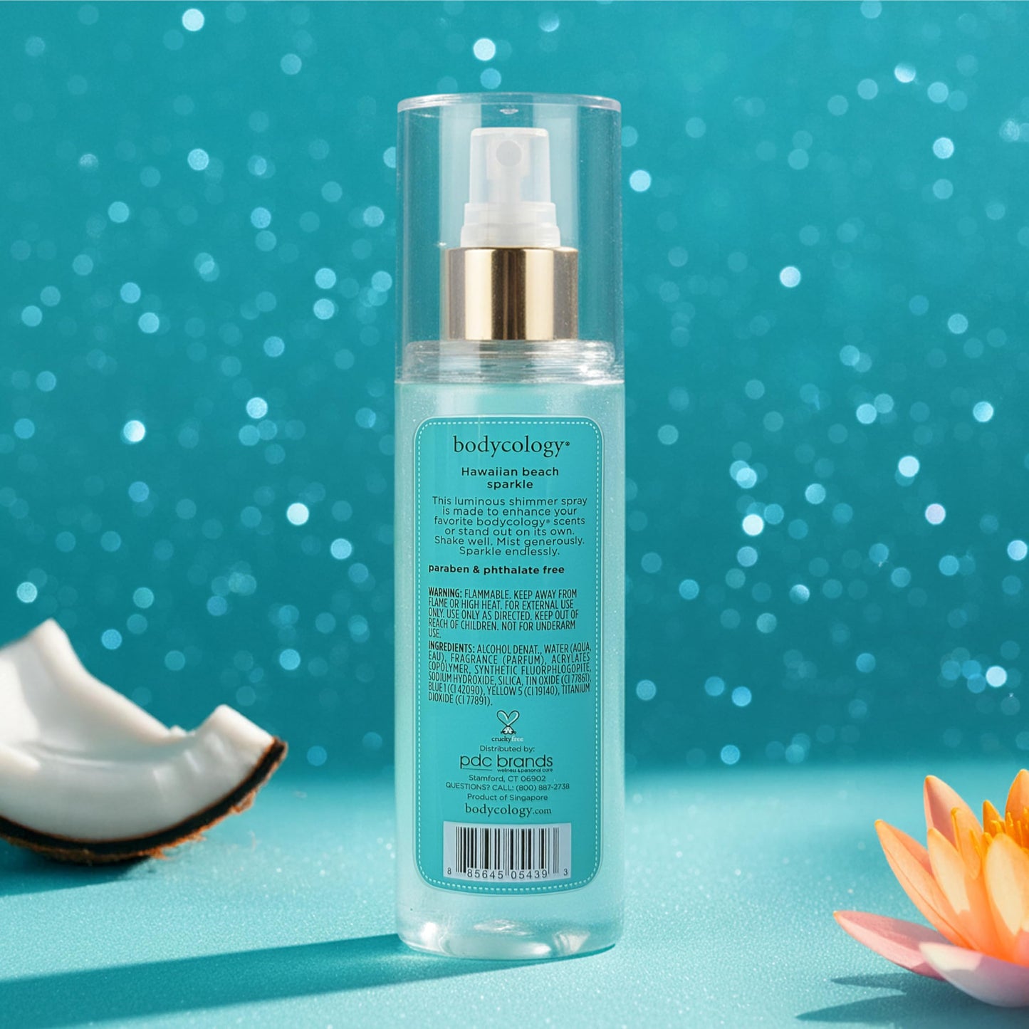 Bodycology Fragrance Shimmer Mist, Hawaiian Beach, 6 fl oz Beauty & Personal Care Bodycology