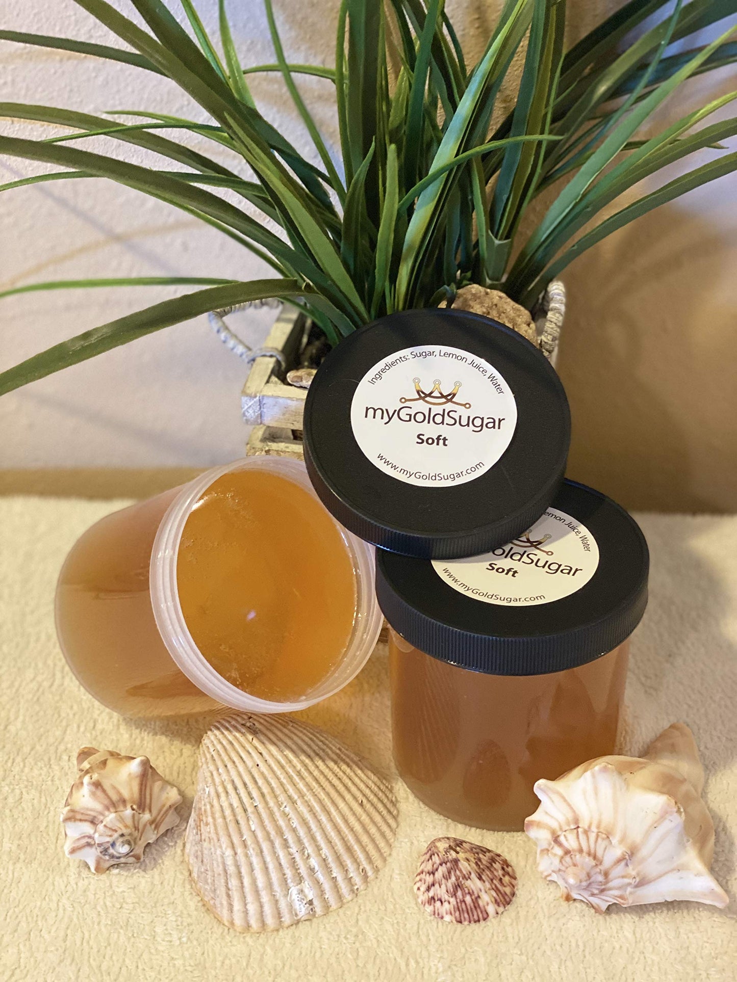 My Gold Sugar 32oz Sugaring Paste for Hair Removal- Soft Beauty and Personal Care My Gold Sugar