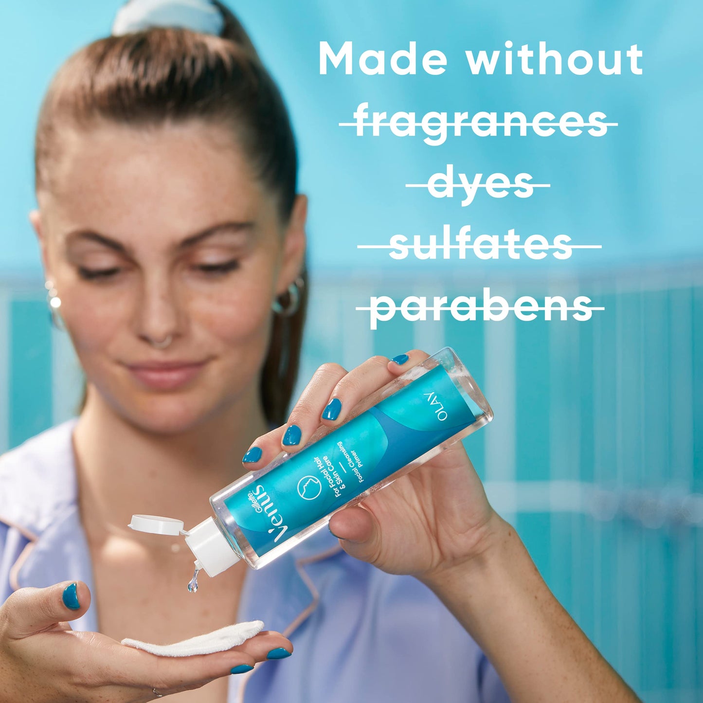 Gillette Venus for Facial Hair & Skin Care Cleansing Primer for Dermaplane Prep, 6.7oz, Use Before Eyebrow Razor, Dermaplaning Oil, Dermaplane Beauty & Personal Care Gillette Venus