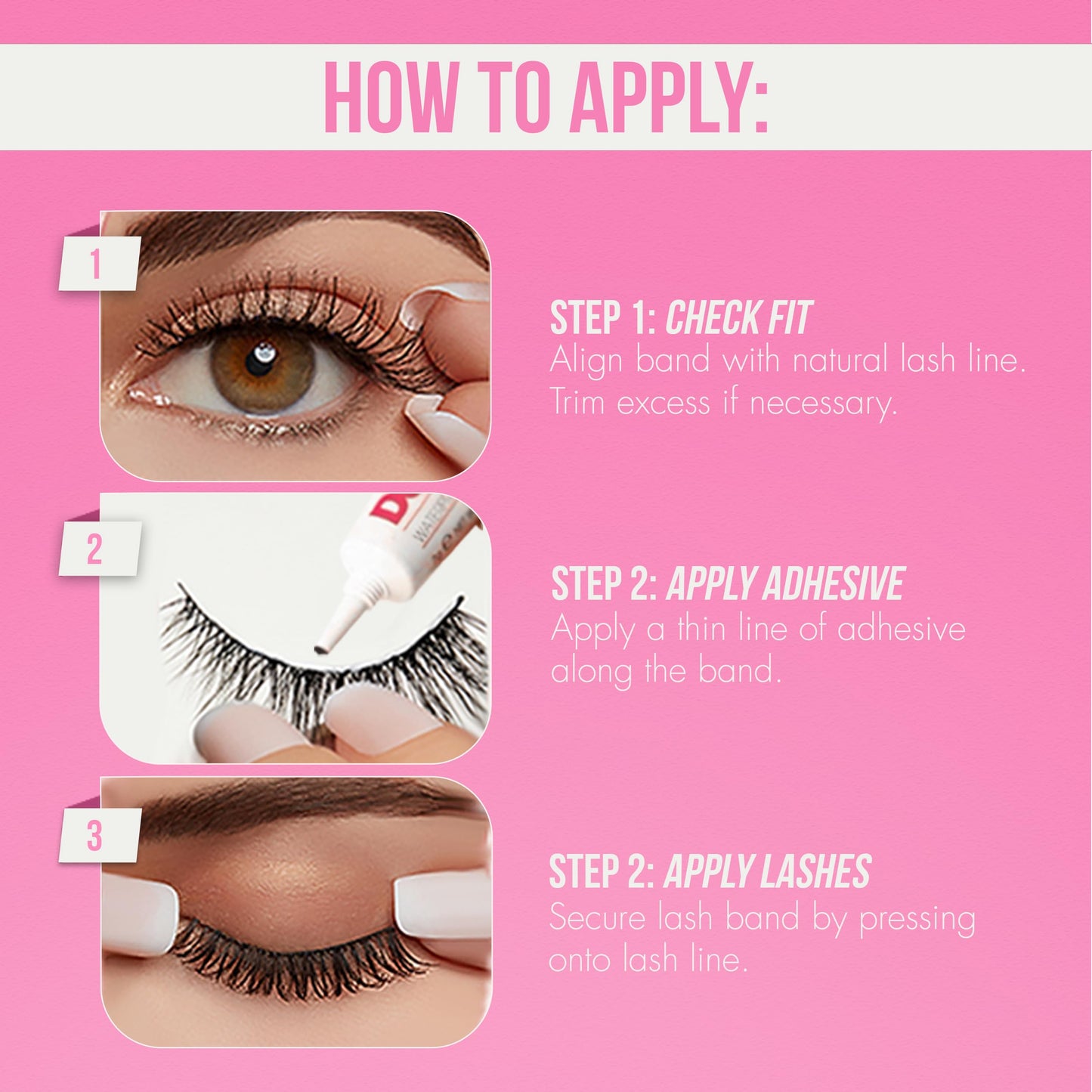 DUO Quick-Set Strong Hold Eyelash Lash Glue - Dark Tone, Waterproof, Fast Drying Strip Lash Adhesive for Black & Brown Lashes, 0.5 oz Beauty & Personal Care DUO