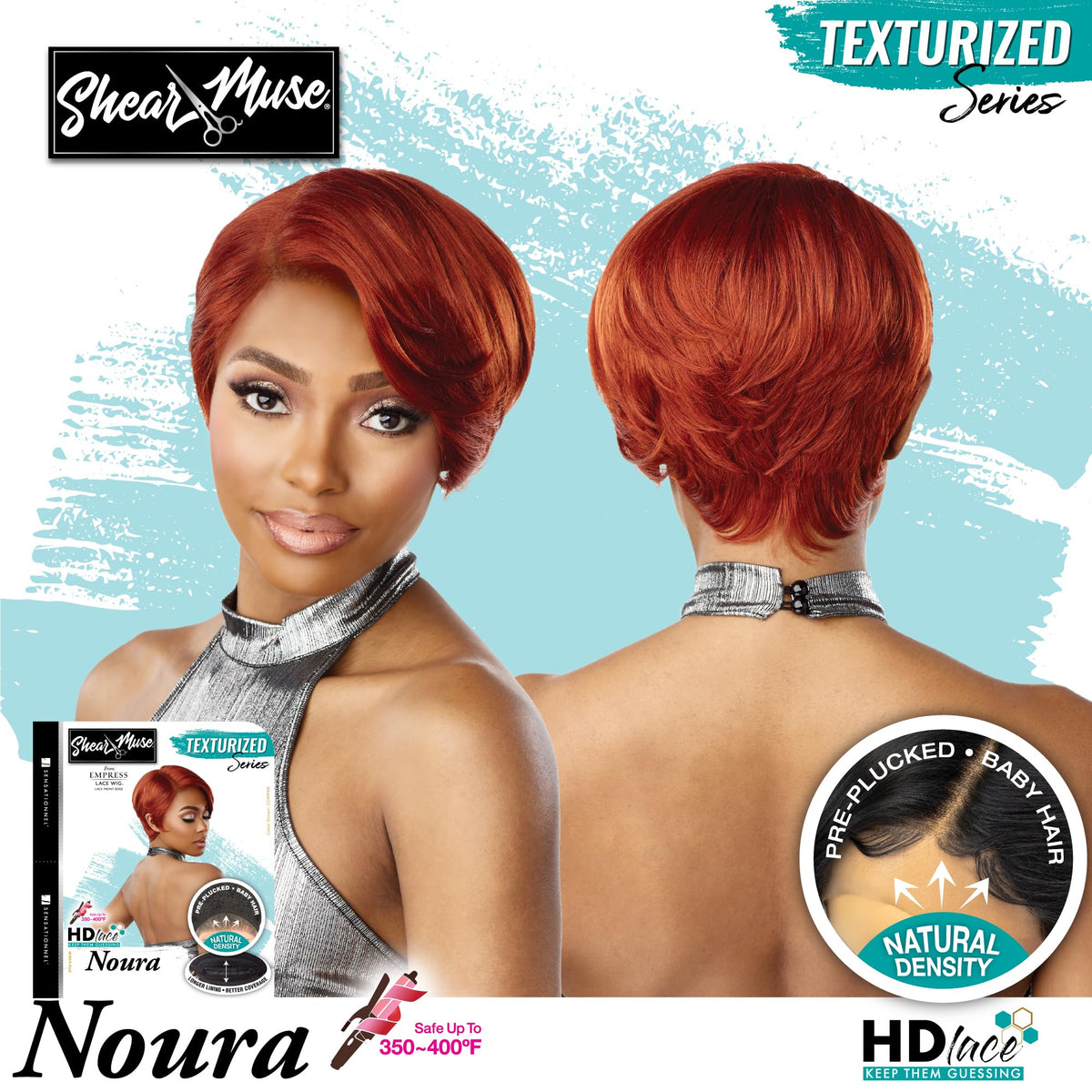Sensationnel Shear Muse LaceWig-Noura, PLATINUMBLONDE